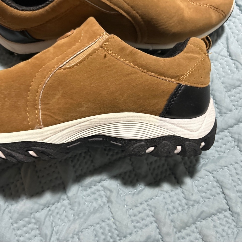 Men's UFK Sport Slip On Shoes Camel Brown Size 43 (9.5) Great Condition - Picture 7 of 13